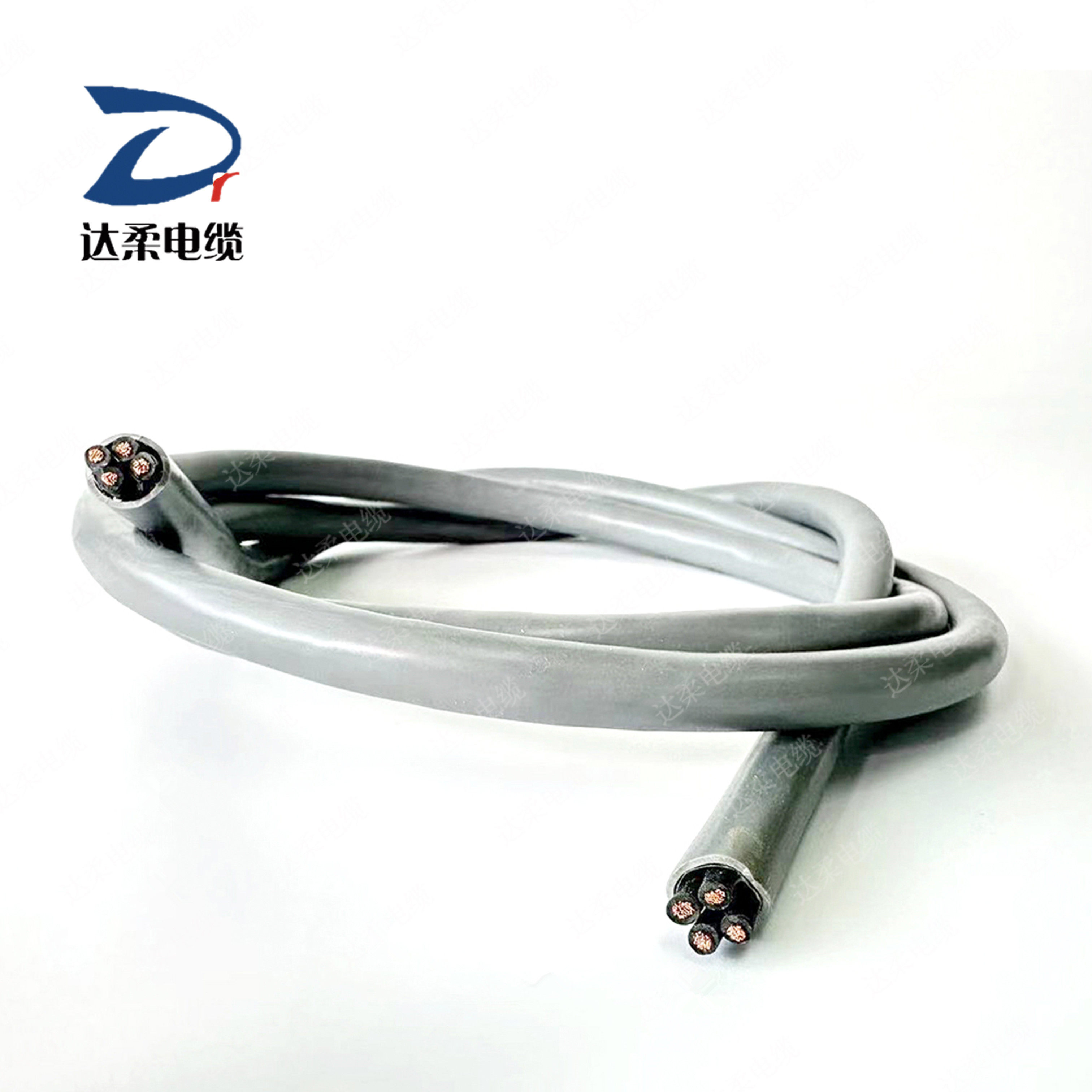 Flexible drag chain cable